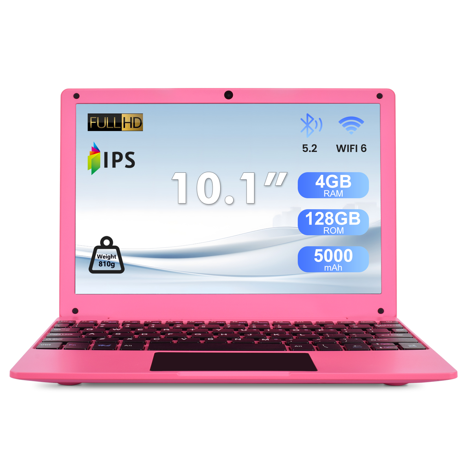 10.1 inch Android laptop front view