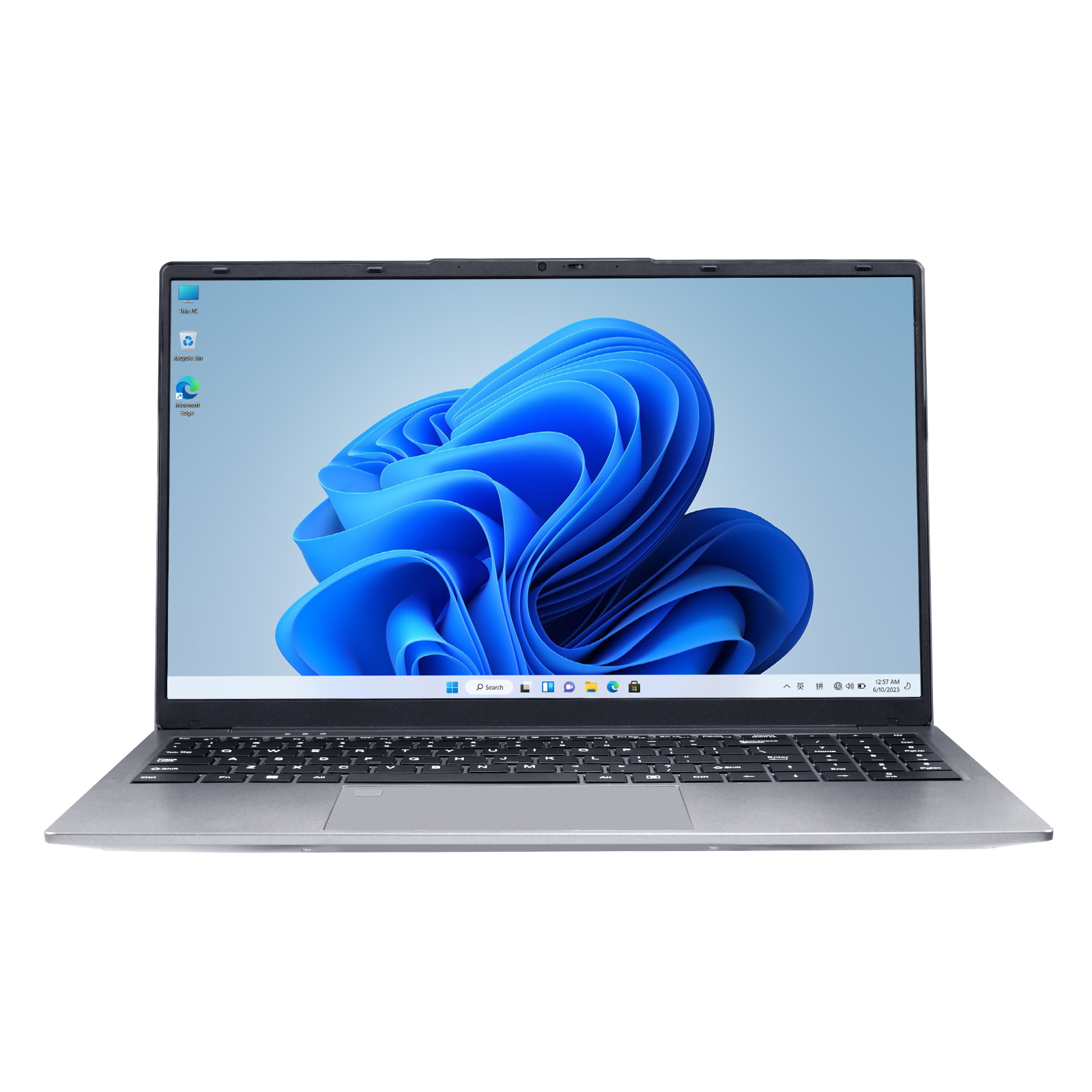 15.6 inch Ryzen 5 3501U Windows laptop display