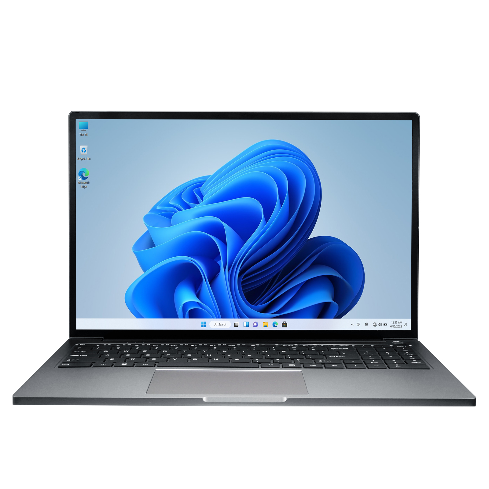 16 inch Intel i5-1030NG7 laptop front view