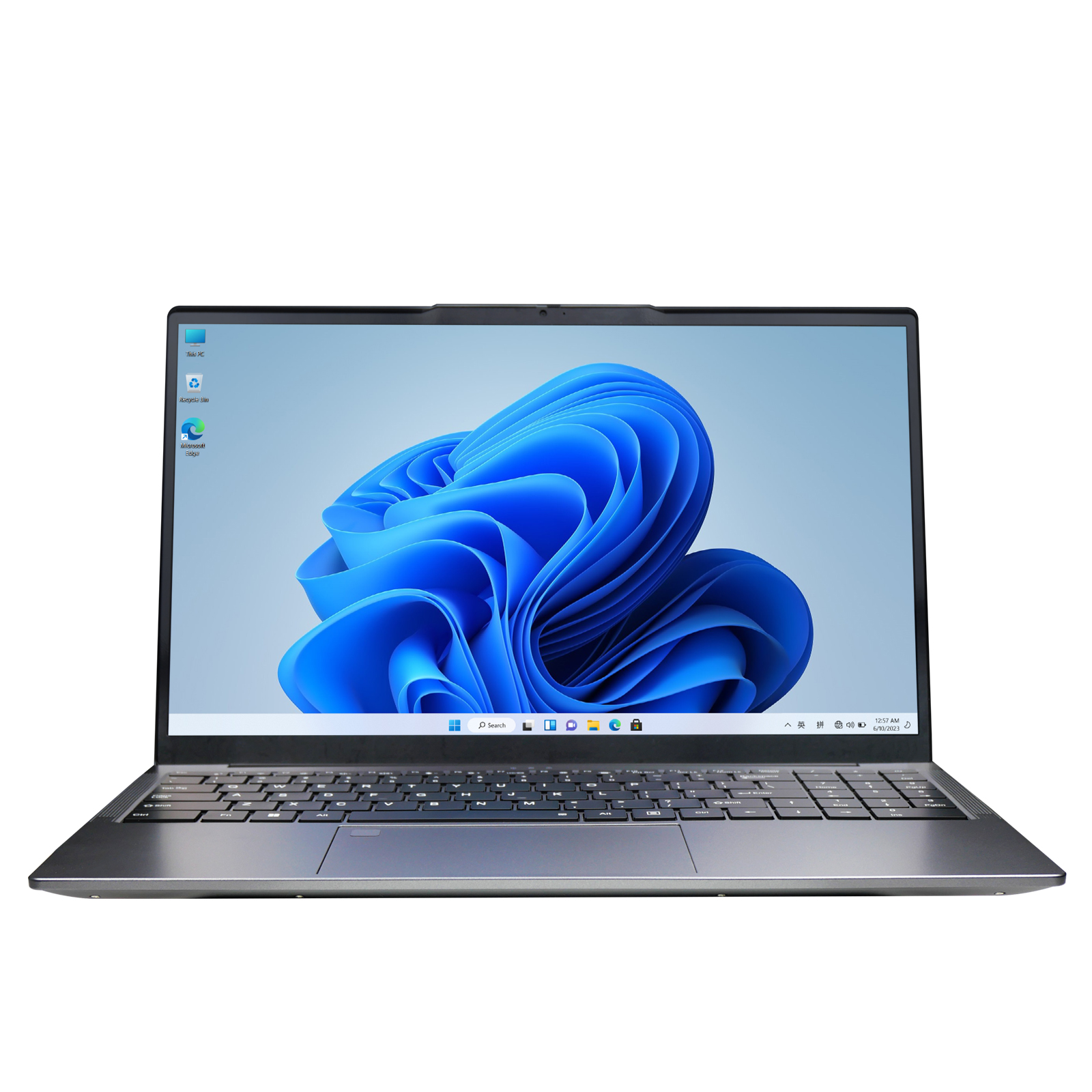 15.6 inch Intel Core Ultra 5 125H AI laptop front view