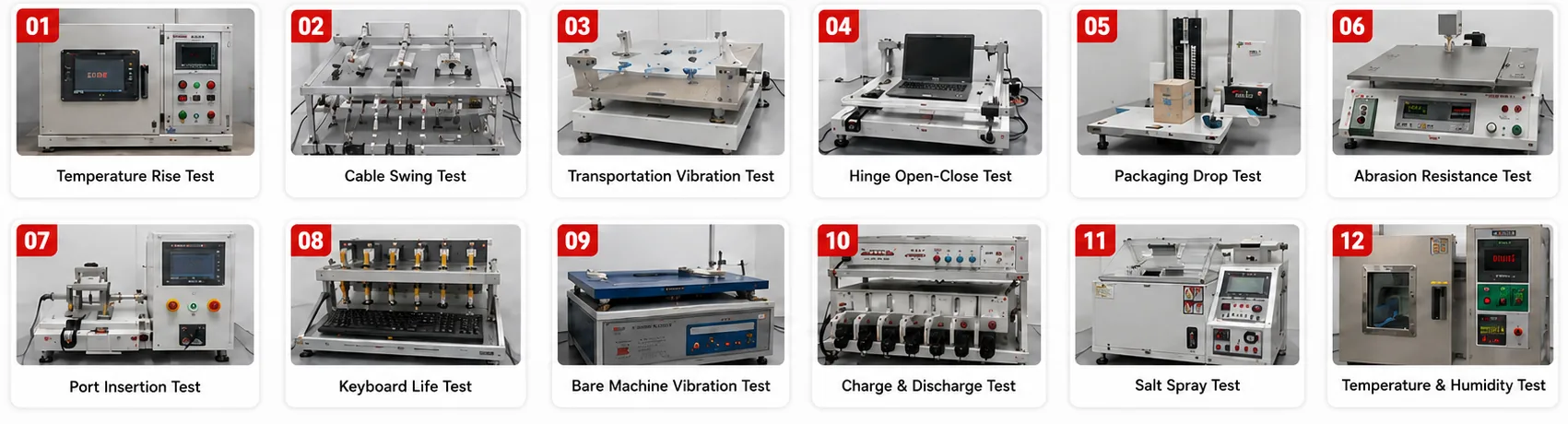 HonLin reliability testing laboratory equipment and test program