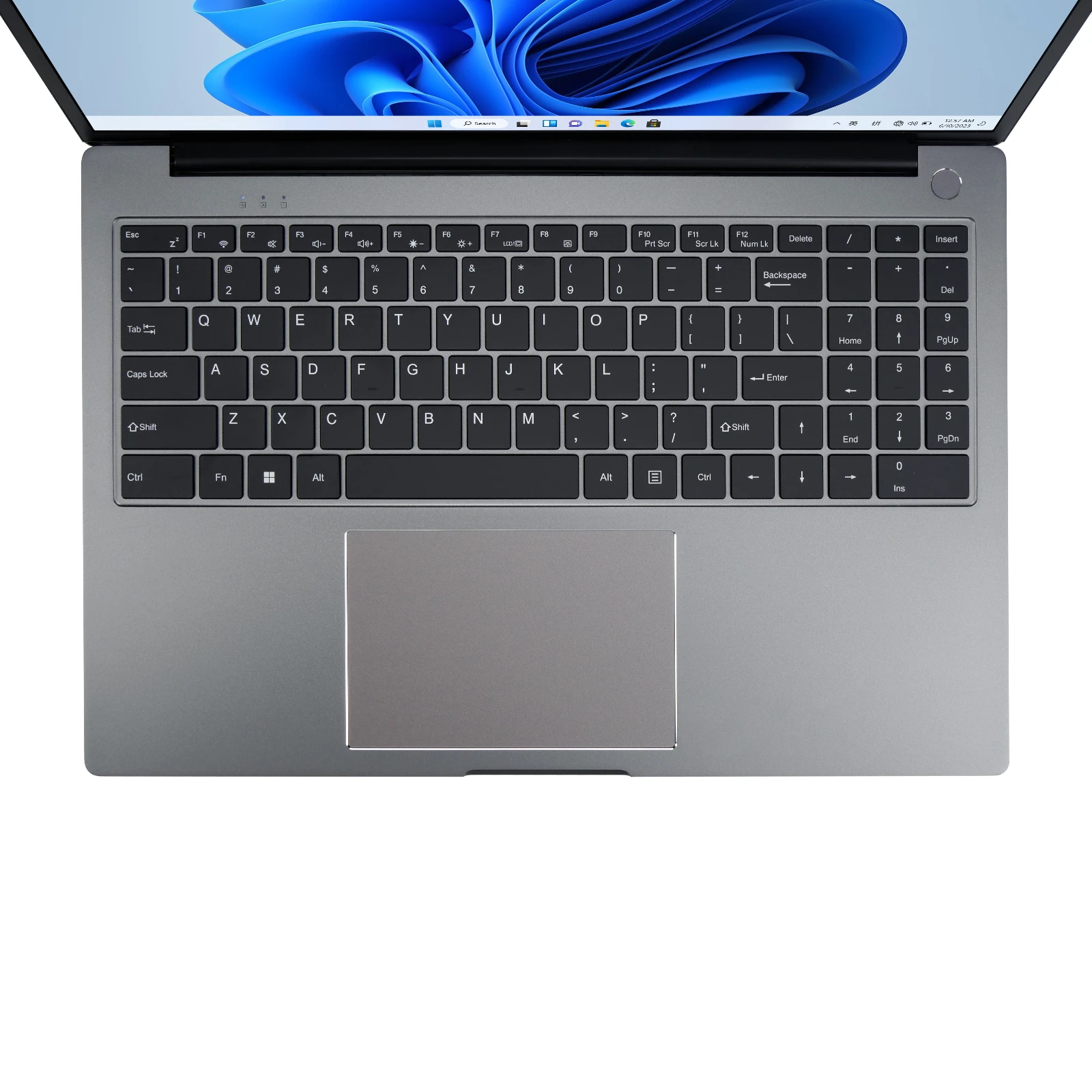 Intel i5-1030NG7 laptop keyboard and design